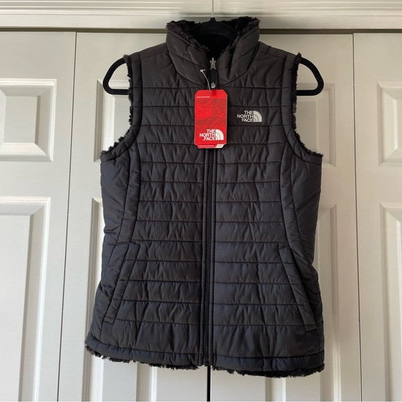 *NWT* The North Face Girls’ Reversible Mossbud Swirl Vest - Picture 1 of 2